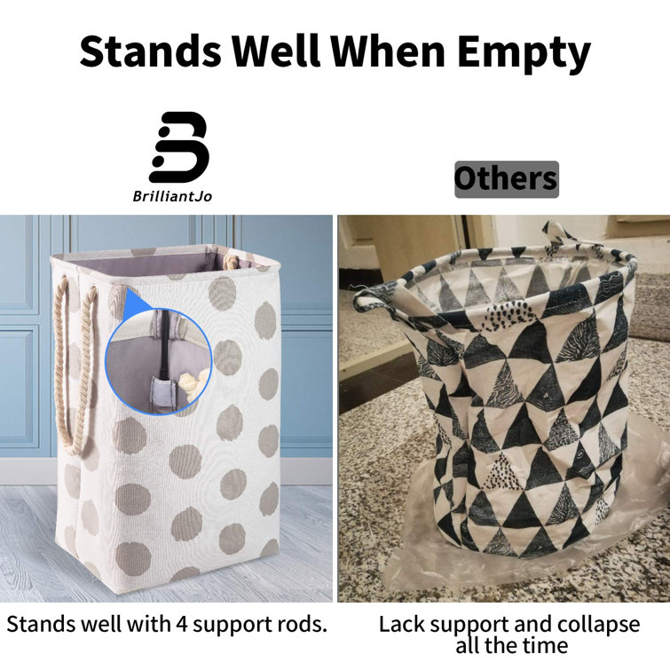 Longshore Tides Upgrade Laundry Basket Wayfair.co.uk